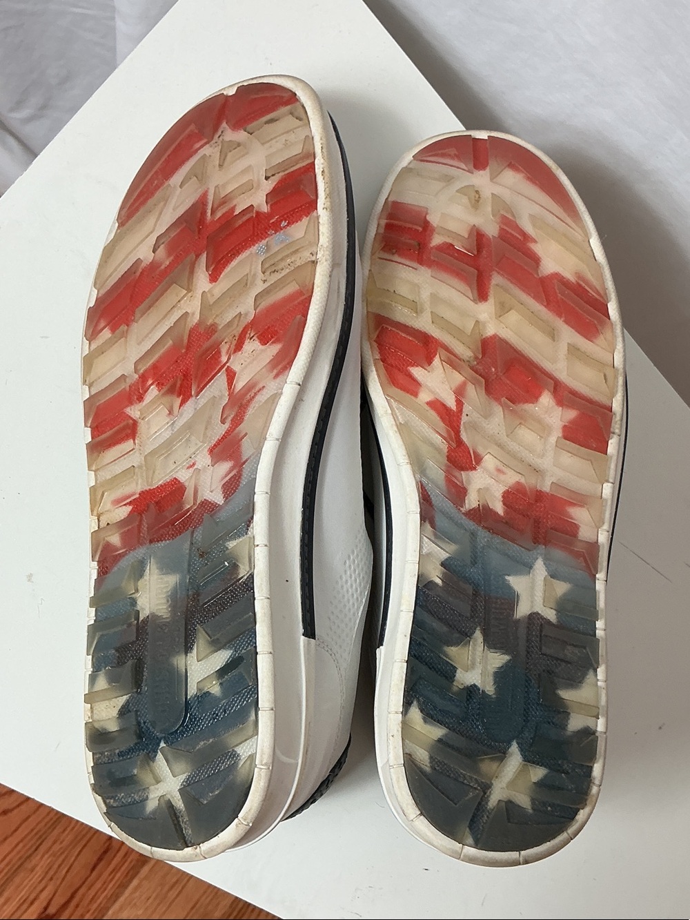 Johnston & Murphy Patriotic Spike Less Golf Shoes